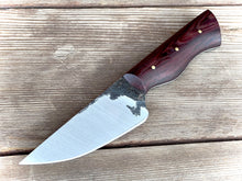 Load image into Gallery viewer, Vespera - Forged W1 Hunting Knife with Stabilized Pheasant Wood Handle
