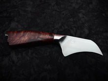 Load image into Gallery viewer, Acuti - Forged W1 Hawksbill Knife, Integral Bolster, Redwood Burl Knife

